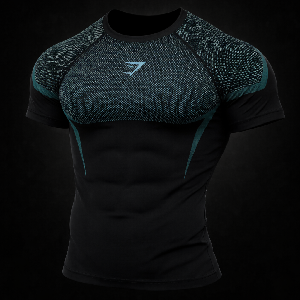 ONYX 5.0 BRAND BLUE Short Sleeve Compression