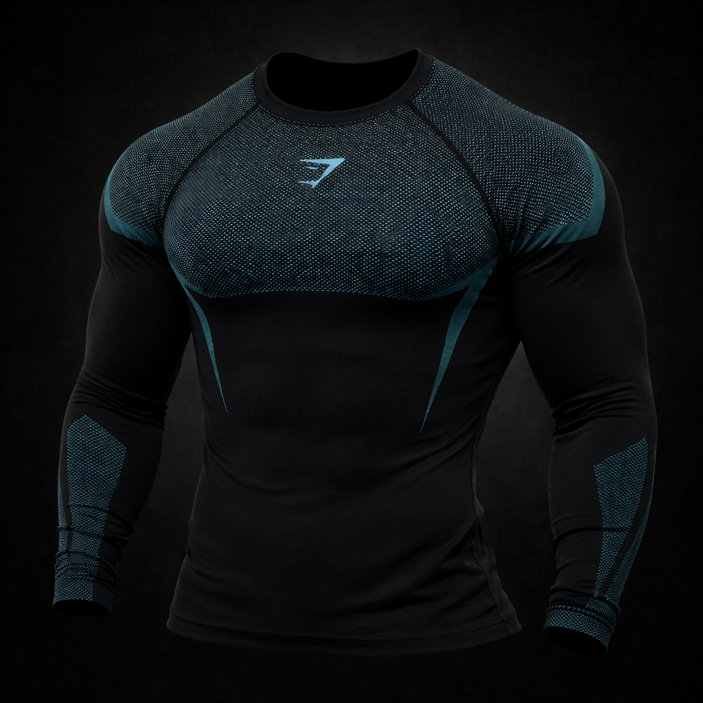ONYX 5.0 BRAND BLUE Long Sleeve Compression