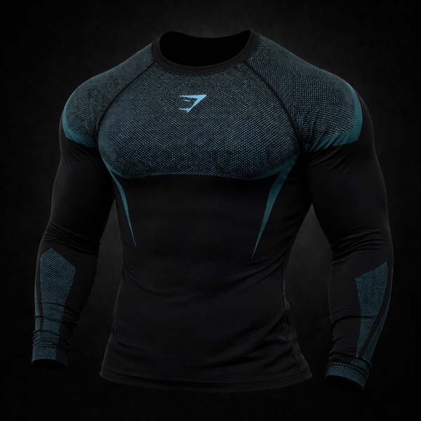 ONYX 5.0 BRAND BLUE Long Sleeve Compression