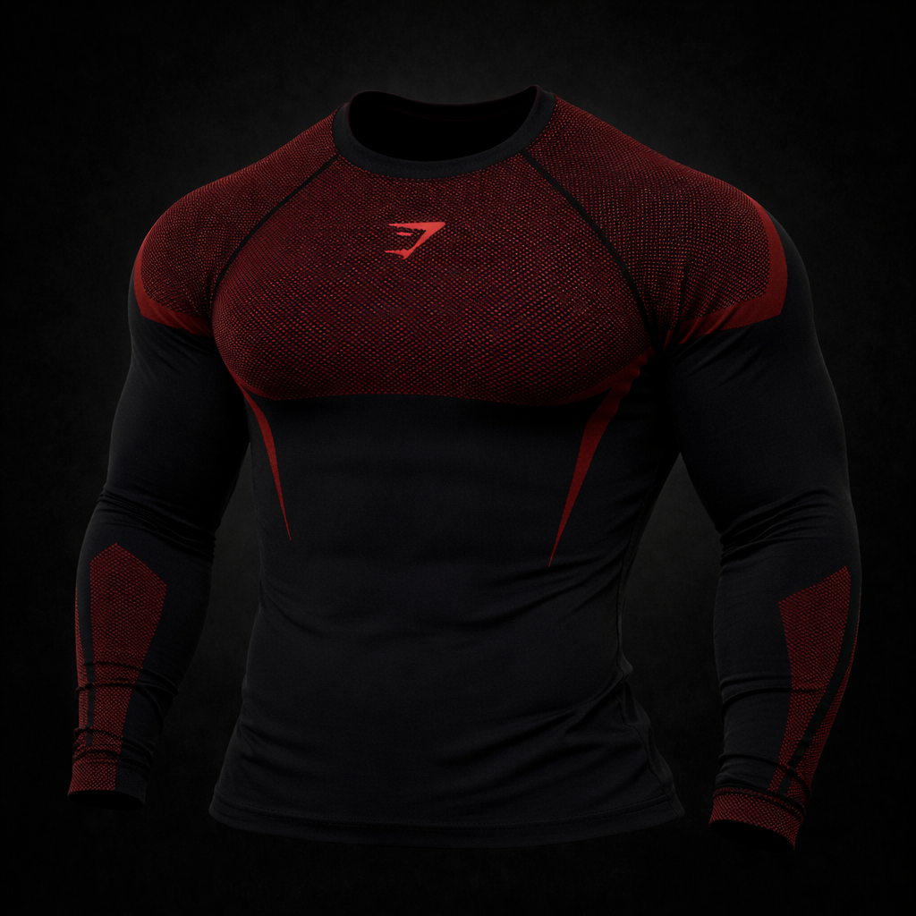 ONYX 5.0 RED Long Sleeve Compression