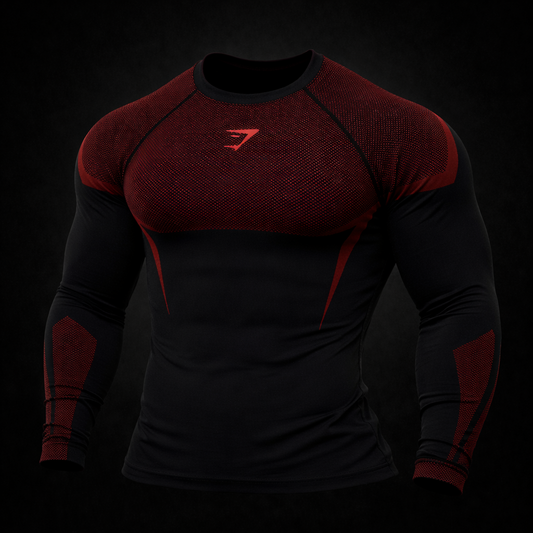 ONYX 5.0 RED Long Sleeve Compression