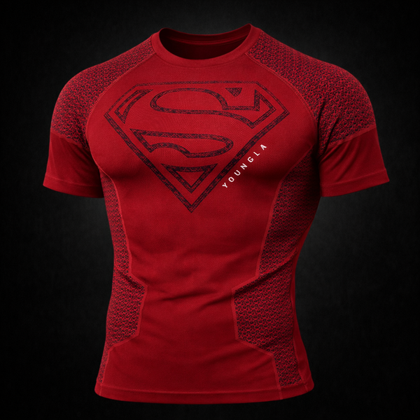 YOUNGLA SUPERMAN RED COMPRESSION