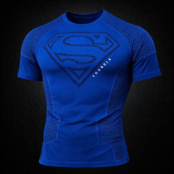 YOUNGLA SUPERMAN BLUE COMPRESSION